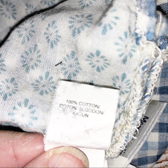 LUCKY BRAND Plaid Pullover Blouse Size XS - Picture 9 of 10